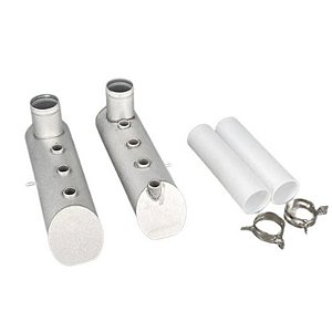 Silencioso Dle 222CC (4 Furos) Modelo 222Q32 para Motocicletas