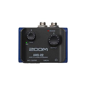 Interface De Áudio Profissional Zoom Ams-22