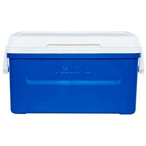 Caixa Térmica Igloo Laguna 48QT - Azul Profundo, Ideal para Refeições e Bebidas Frias