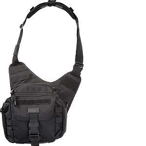 Bolsa Tática 5.11 Push Pack 56037-019 Preta - 6 Litros Para Aventura E Uso Diário