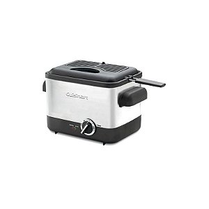 Fritadeira Elétrica Inox Cuisinart CDF-100P1 1.1L 110V - Compacta e Eficiente