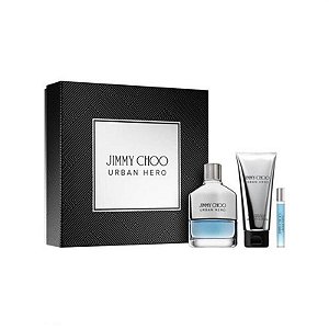 Kit De Perfume Jimmy Choo Urban Hero 100Ml Com 3 Peças