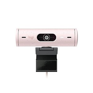 Webcam Logitech Brio 500 Full HD USB-C - Cor Rosa