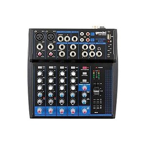 Mesa de Som Bluetooth Gemini 8 Canais - Gem 08USB