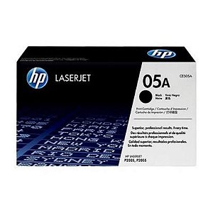 Toner Hp 05A Ce505A Preto Para Impressora Hp Laserjet 2035 - Novo