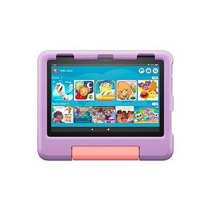 Tablet Amazon Fire HD 8 Kids 32GB - Roxo, Tela de 8 Polegadas, Ideal para Crianças