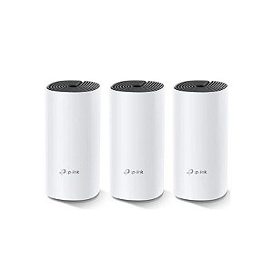 Kit TP-Link Deco Wi-Fi Doméstico Completo AC1200 (Deco M4) - 3 Unidades