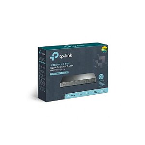 Switch Hub TP-Link 08 Portas T1500G-10PS TL-SG2210P com PoE Integrado