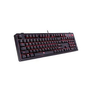 Teclado Gamer Meca Pro Vermelho. Cherry MX Red. Layout US-BR