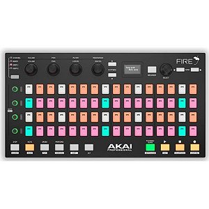 Controladora MIDI USB Akai Fire para FL Studio - Produção Musical Profissional