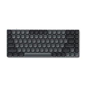 Teclado Sem Fio Satechi Slim SM1 Retroiluminado com Switch Marrom - Preto/Cinza