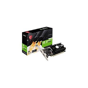 Placa de Vídeo MSI GT1030 4GB DDR4 Low Profile - Oc Black