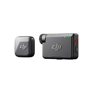 Microfone Sem Fio DJI Mic Mini (1 Transmissor + 1 Receptor) - Cor Cinza