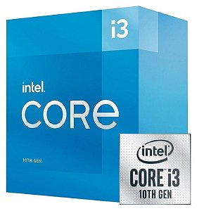 Processador Intel Core I3-10105 Lga1200 - 3,70Ghz, 6Mb Cache E Cooler Incluído