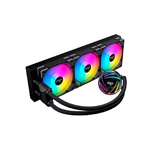 Sistema de Refrigeração Líquida Aigo AT360 para Computadores. 360mm RGB Preto