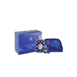 Conjunto de Perfumes Orientica Royal Bleu EDP - 4 Itens Exclusivos