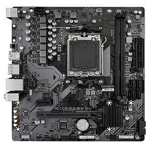 Placa Mãe Gigabyte A620M H AM5 - Suporte para DDR5, PCI-E, M.2, HDMI e DP
