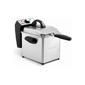 Fritadeira Elétrica Cuisinart CDF-130P1 Inox 2L 1500W 110V - Alta Performance