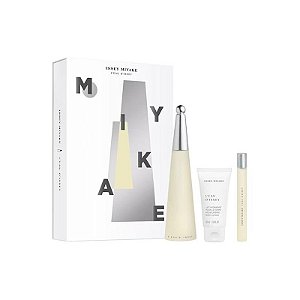 Conjunto de Perfume Issey Miyake L'eau d'Issey Feminino 100ML com Loção Hidratante