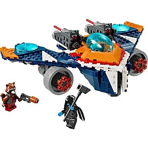 Lego Marvel - Confronto Épico: Rocket e Warbird contra Ronan - 76278 (290 Peças)