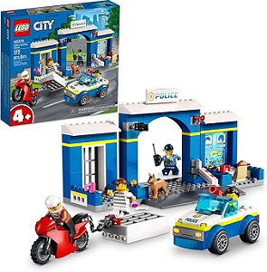 Lego City Conjunto De Construção Policial - 60370 (172 Peças)