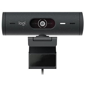 Webcam Logitech Brio 505 1080P FHD - Cinza, Alta Definição e Qualidade Profissional