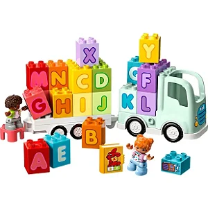 Caminhão Alfabeto Lego Duplo - 10421 36 Peças