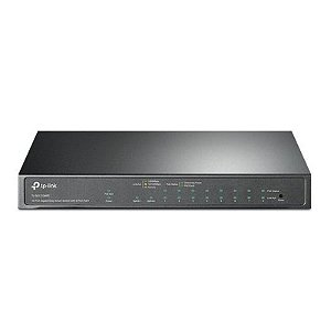 Switch TP-Link TL-SG1210MPE - Comutador de 10 Portas 1000MBPS - Cor Cinza