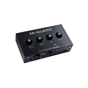 Interface de Áudio USB M-Audio M-Track Duo - 2 Canais Profissionais