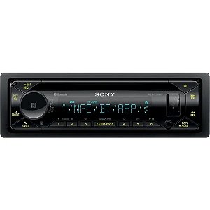 Receptor De Áudio Sony Mex-N5300Bt Usb/Aux/Fm/Mp3/Nfc/Bt Com Funções Avançadas