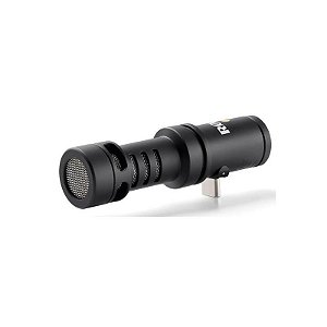 Microfone Rode Videomic Me-C+ com Conexão USB-C para Gravação Profissional
