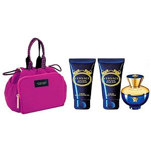 Conjunto Kit Dylan Blue Pour Femme - Eau de Parfum 100ml + Body Spray 100ml + Loção 100ml