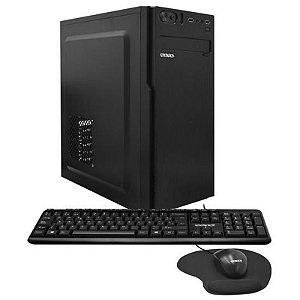 Computador Montado Intel Core i5 2500, 8GB RAM, 480GB SSD com Mouse, Teclado e Mouse Pad Preto
