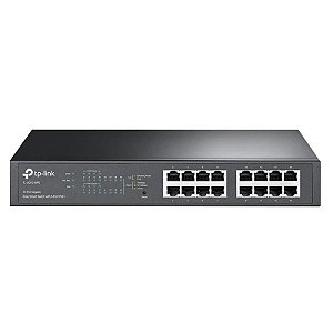 Switch Ethernet TP-Link Easy Smart 16 Portas TL-SG1016PE 10/100/1000 Mbps