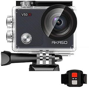 Câmera de Ação Akaso V50 X 20MP 4K com Conectividade Wi-Fi - Cinza