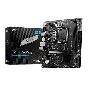 Placa Mãe MSI B760M-e Pro 1700 DDR5 com Saídas HDMI/VGA/USB 2.0