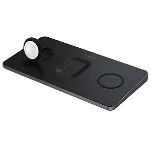 Base de Carregamento Sem Fio Satechi ST-X3TWCPM Triplo - Grafite Espacial