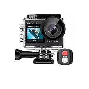 Câmera de Ação 4K Akaso Brave 4 Pro - 20MP com Wi-Fi - Preta