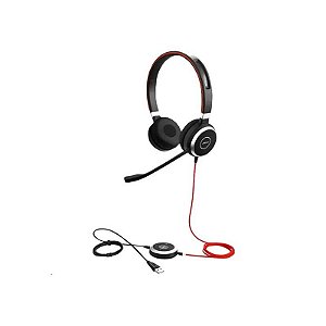 Fone de Ouvido Jabra GN Evolve 40 HSC017 Stereo/USB/3.5MM - Preto com Estojo