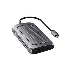 Adaptador Multiport USB-C Satechi ST-U4MA3M com USB4 - Preto