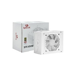 Fonte SFX Redragon GC-PS014W 650W Modular 80 Plus Gold - Branco