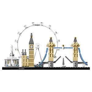 Lego Arquitetura Londres - Conjunto com 468 Peças, Modelo 21034