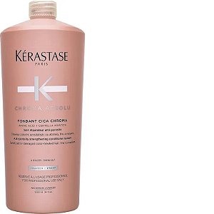 Máscara De Tratamento Kérastase Chroma Absolu Fondant Cica - 1L Para Cabelos Coloridos