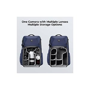 Mochila K&F Beta para Câmera - Azul 20L (Modelo KF13.144V2)