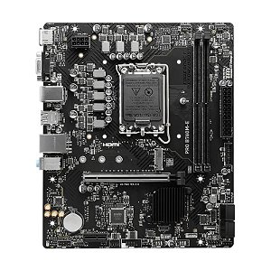 Placa Mãe MSI Pro B760M-E LGA1700 DDR5 M.2 PCI-E HDMI VGA USB 2xDDR5