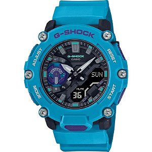 Relógio Masculino Casio G-Shock GA-2200-2ADR - Analógico/Digital Resistente e Estiloso