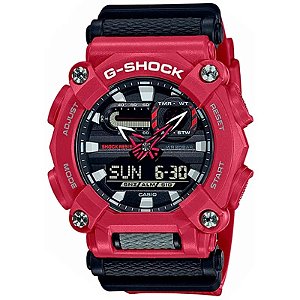 Relógio Casio G-Shock GA-900-4ADR Masculino Analógico e Digital Robustez e Estilo