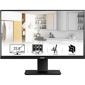 Monitor MSI Pro MP241X 23.8 Full HD com Conexões HDMI e VGA