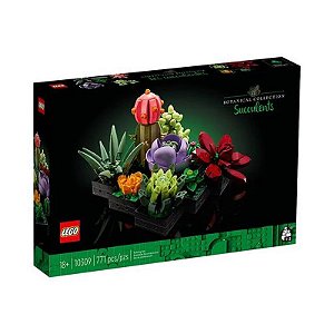 Coleção Botânica Lego - Conjunto de Suculentas 10309 com 771 Peças para Montagem