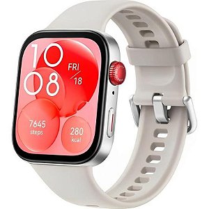 Relógio Inteligente Huawei Watch Fit 3 - Cor Branca